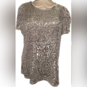 DKNY Sequin Top